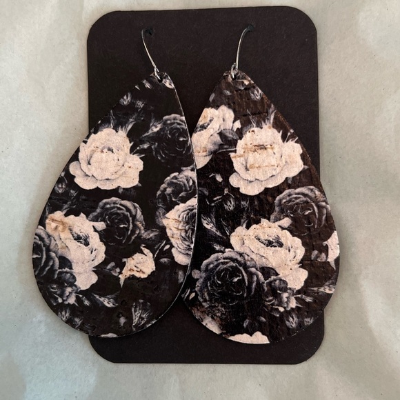 eleven10 leather Jewelry - BRAND NEW Eleven10 Leather Earrings
